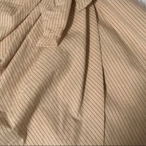 Zara linen skirt wrap tie